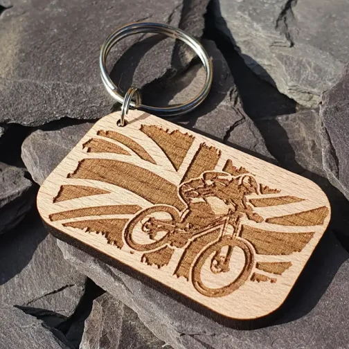 MTB Union Jack Keyring